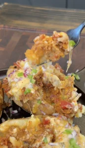 chili loaded baked poato