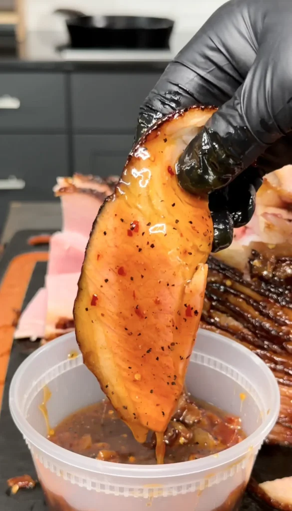 sliced sweet heat smoked ham