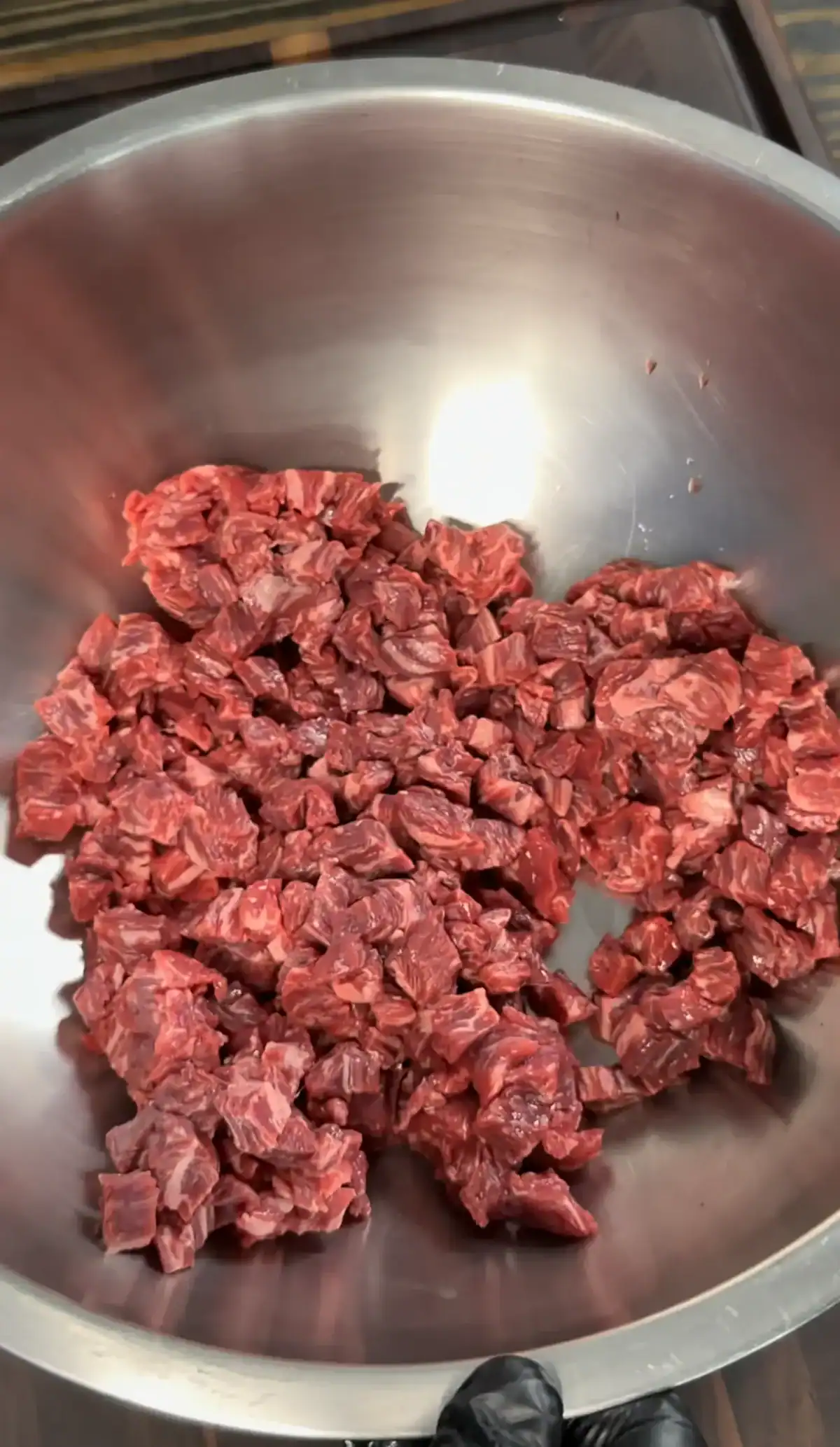 flank steak in a bowl