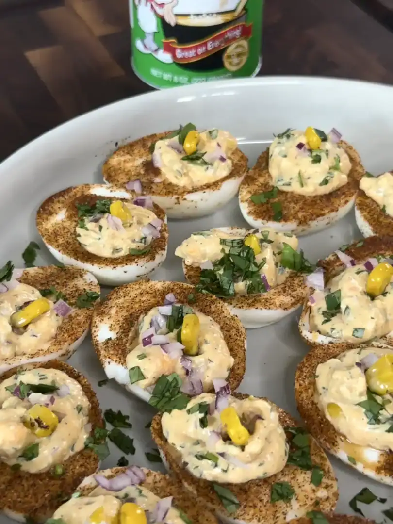 street corn deviled eggs
