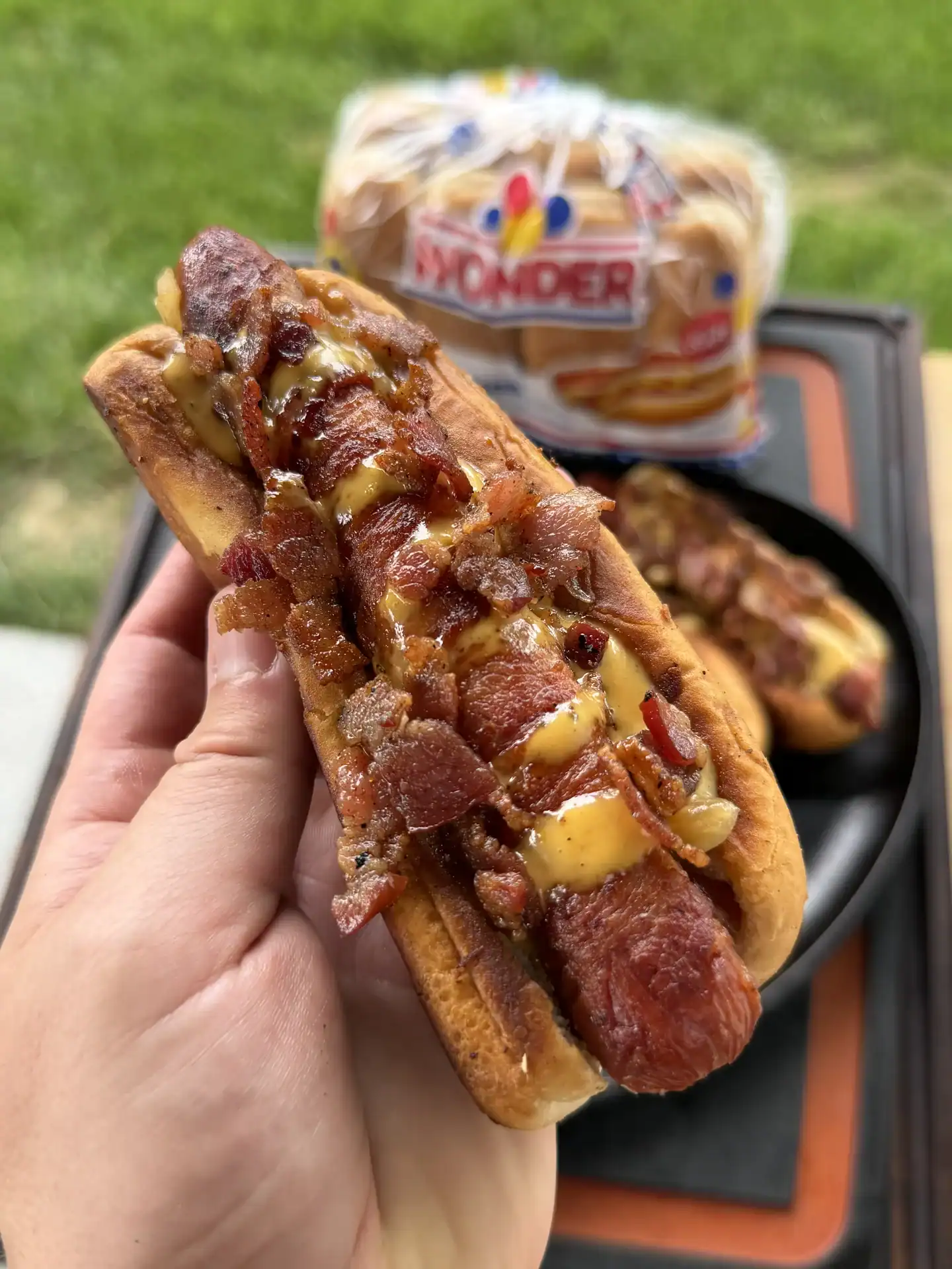 Baconnaise Loaded Hot Dogs Grill Nation Best BBQ Recipes Griddle 