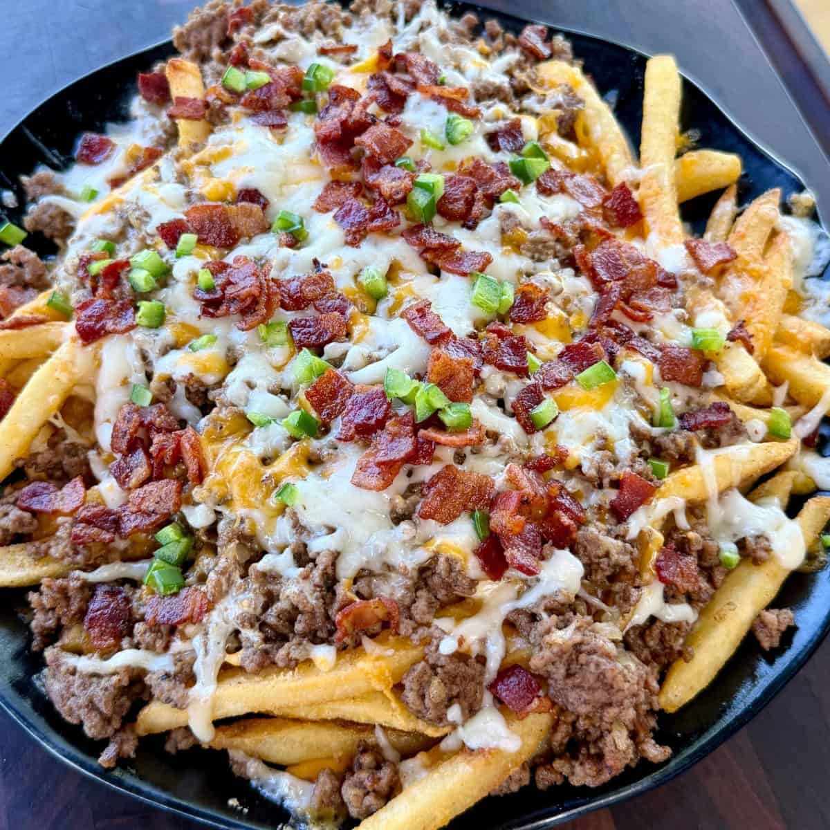 Bacon Cheeseburger Loaded Fries